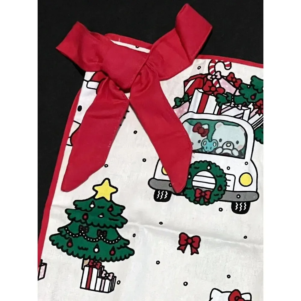 Pottery Barn Teen Hello Kitty Organic Flannel Christmas Sham STANDARD NWT